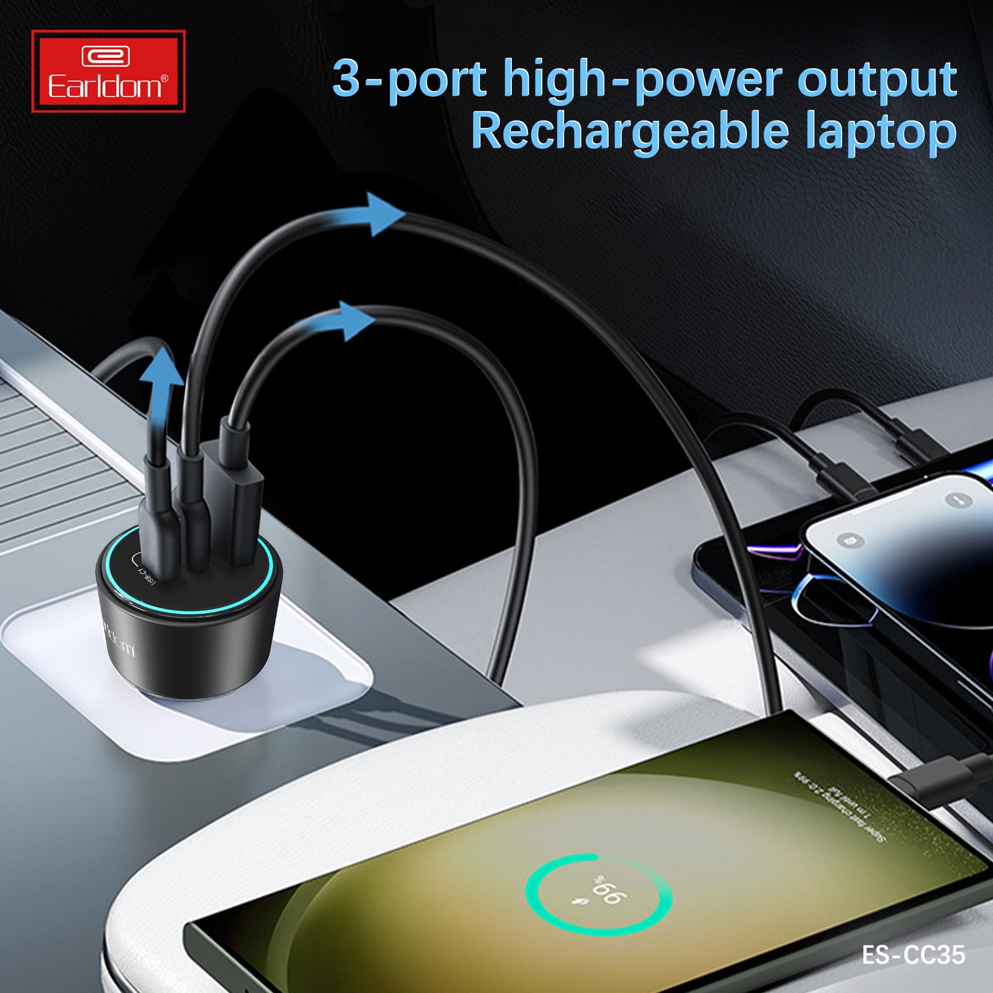 200W Car charger adapter 200W Car charger adapter